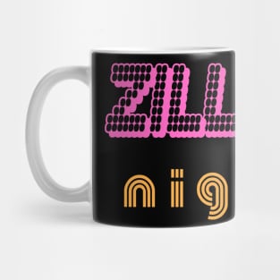 Zillion night retro Mug